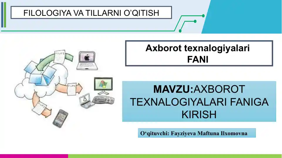 Axborottexnalogiyalari
