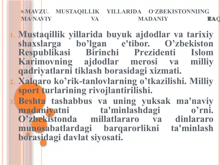 o-zbekistonning-mustaqillik-yillari