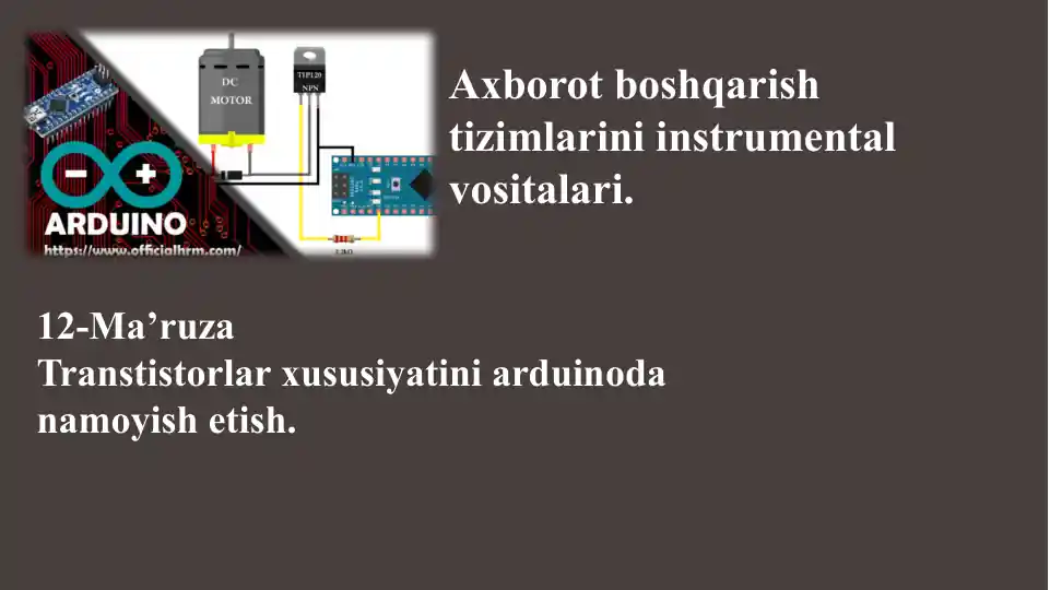 Transistorlar Transistorlar