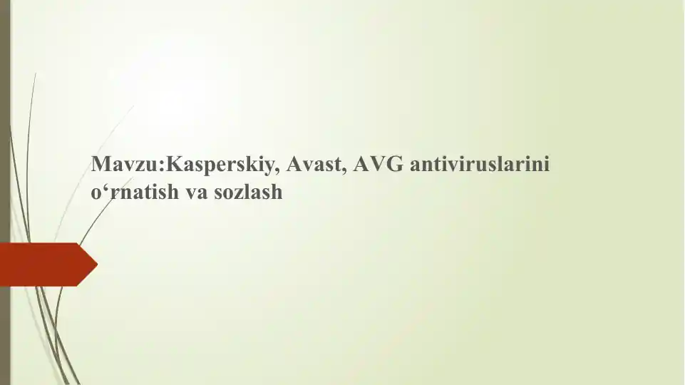 Kаsperskiy,Аvаst, АVG