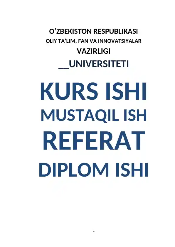 Ko'ylakni bichish va tayyorlash texnologiyasi