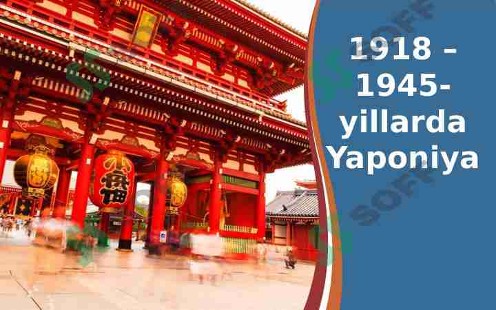 1918 – 1945-yillarda Yaponiya