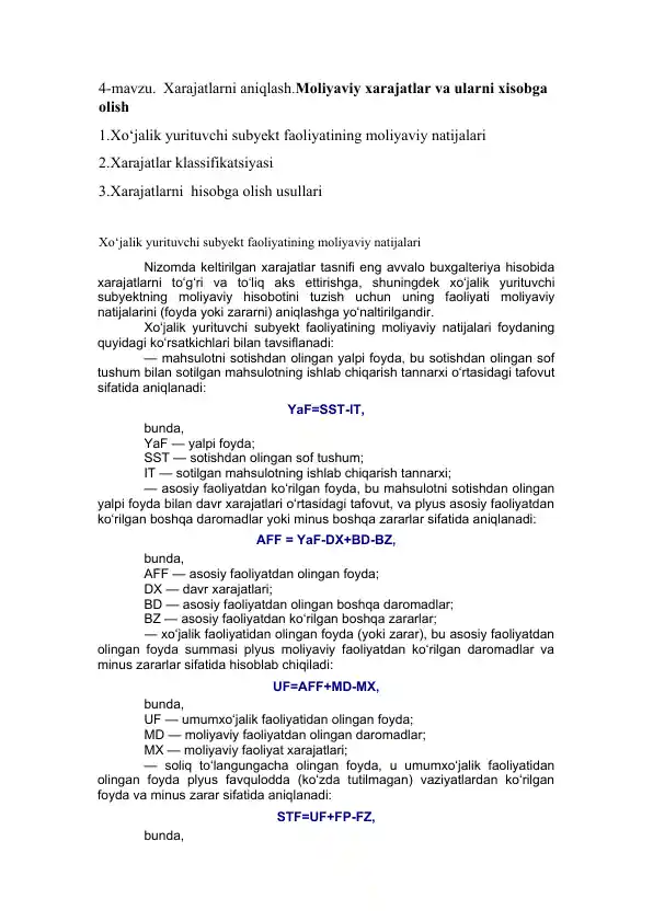 taqdimotlar-moliya-moliyaviy-xarajatlarni-aniqlash-va-hisobga-olish