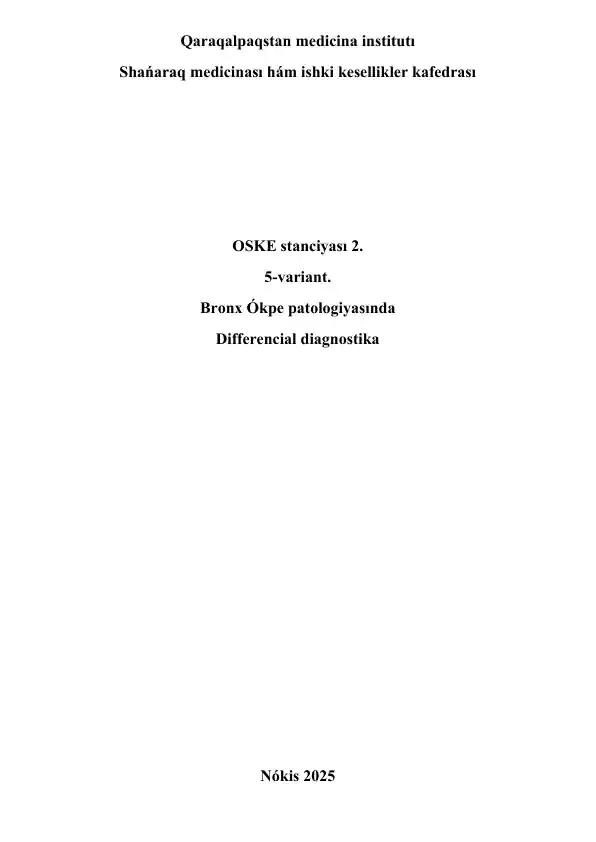 Qaraqalpaqstan medicina institutı