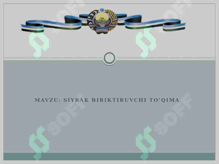 Siyrak biriktiruvchi to’qima