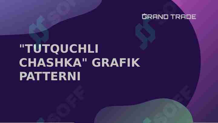 Tutquchli chashka grafik patterni. Treyding.