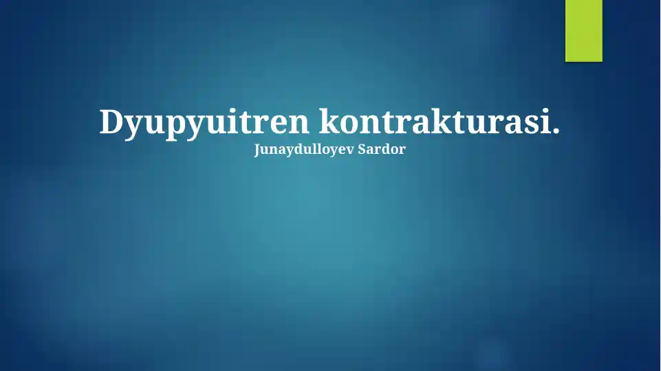 taqdimotlar-tibbiyot-dyupyuitren-kontrakturasi