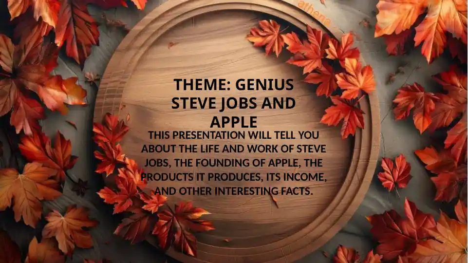 Genius Steve Jobs and Apple