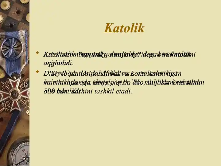 Katolizm