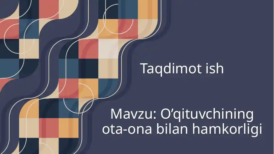 Taqdimot ish