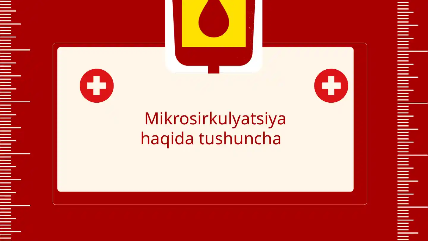 Mikrosirkulyatsiya haqida tushuncha