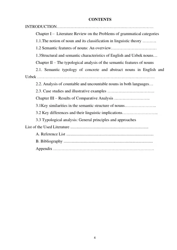 Comparative Analysis of Semantic Features of Nouns in English and Uzbek ...