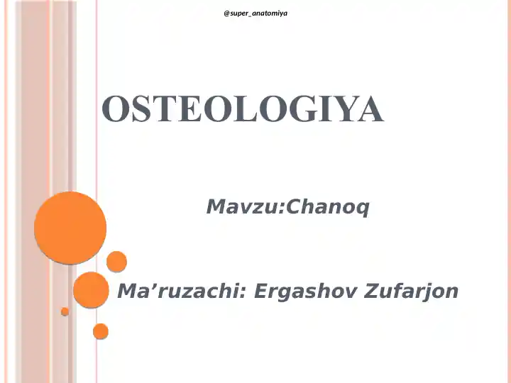 OSTEOLOGIYA