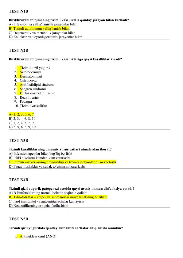 taqdimotlar-tibbiyot-tizimli-qizil-yugurik-haqida-test-savollari-toplami