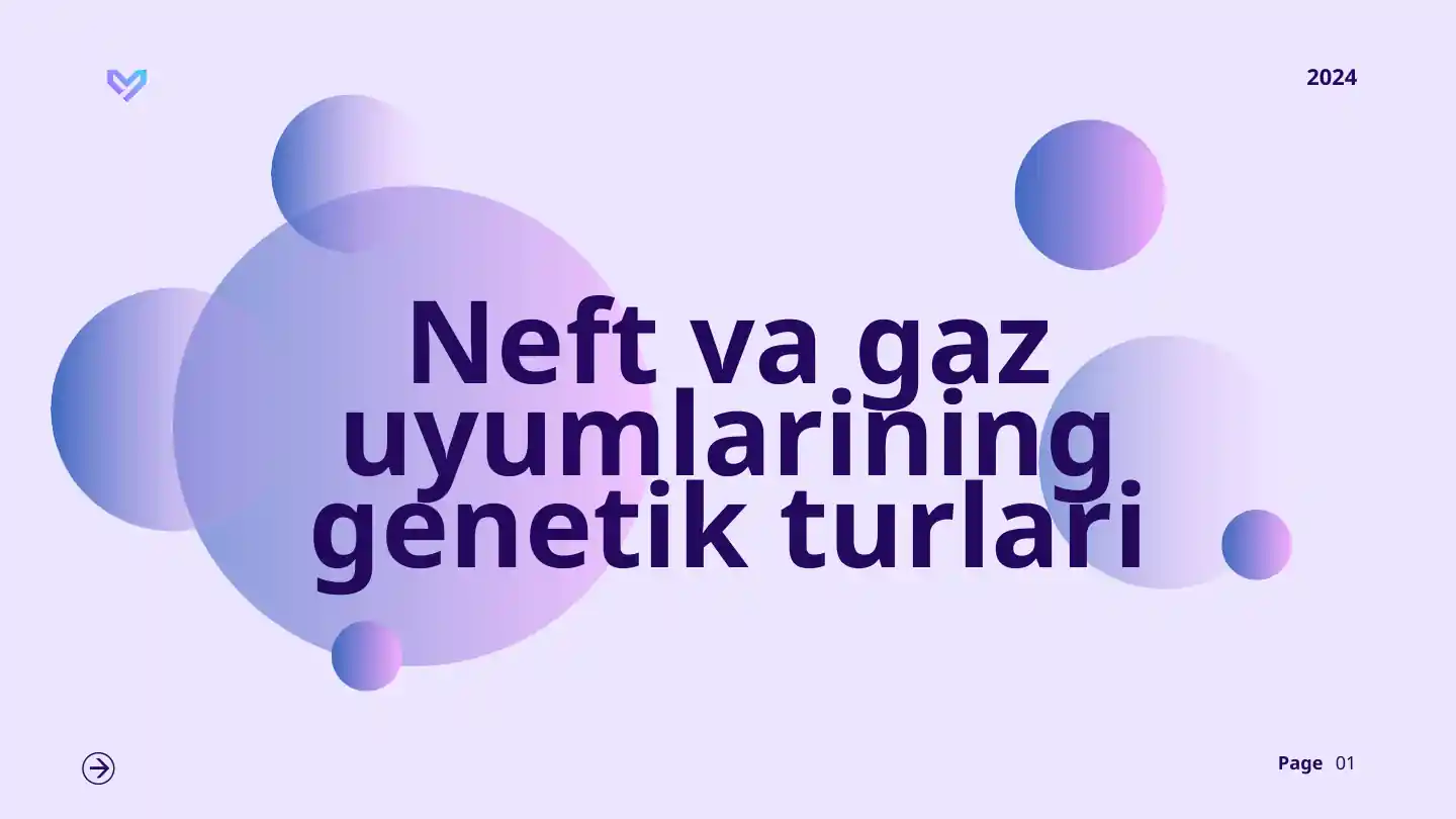 Neft va gaz uyumlarining genetik turlari