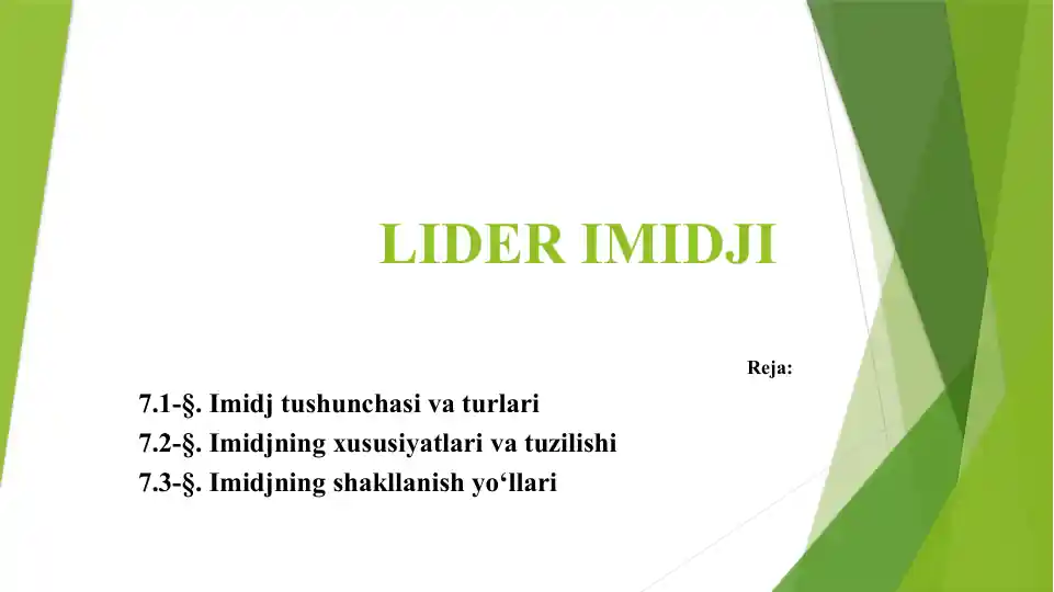 LIDER IMIDJI