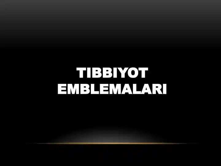 Tibbiyot Emblemalari