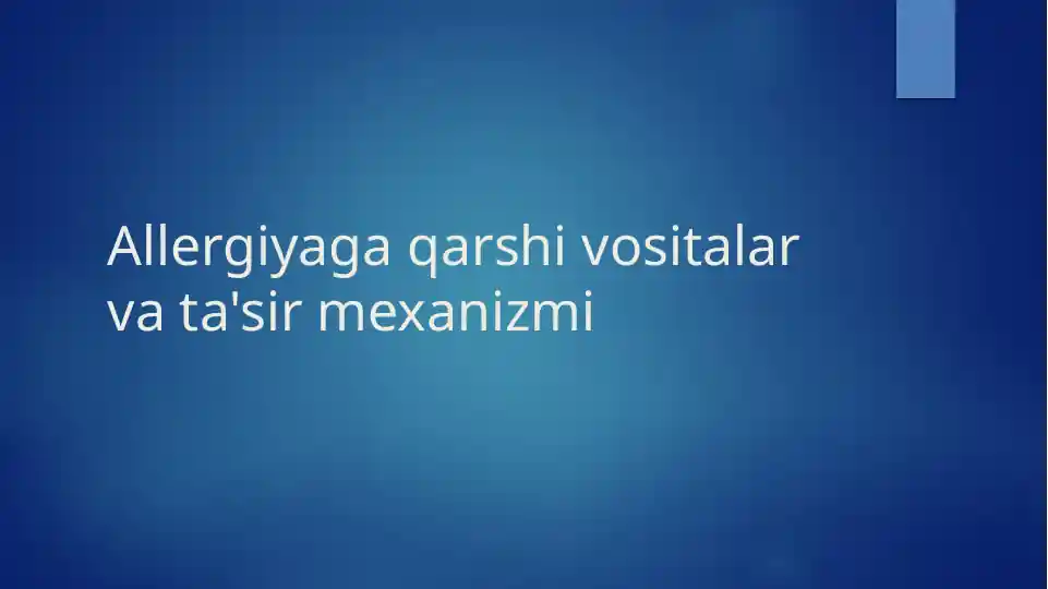 Antihistaminlar: Ta'rifi, ishlatilishi va samaradorligi