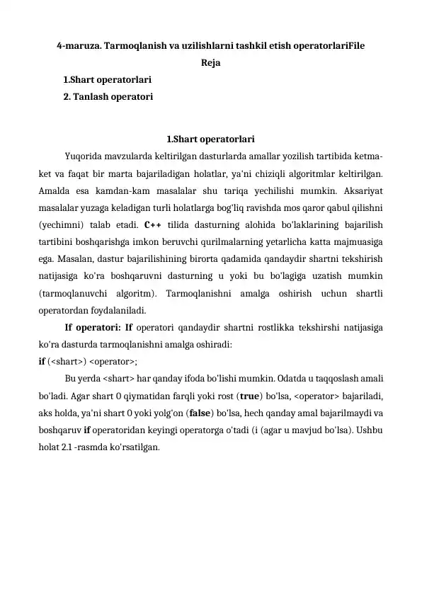 taqdimotlar-informatika-va-at-tarmoqlanish-va-uzilishlarni-tashkil-etish-operatorlari