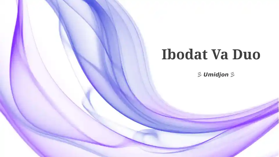 Ibodat Va Duo