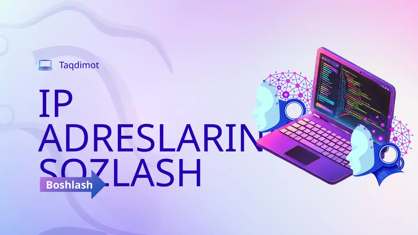 IP Adreslarini Sozlash