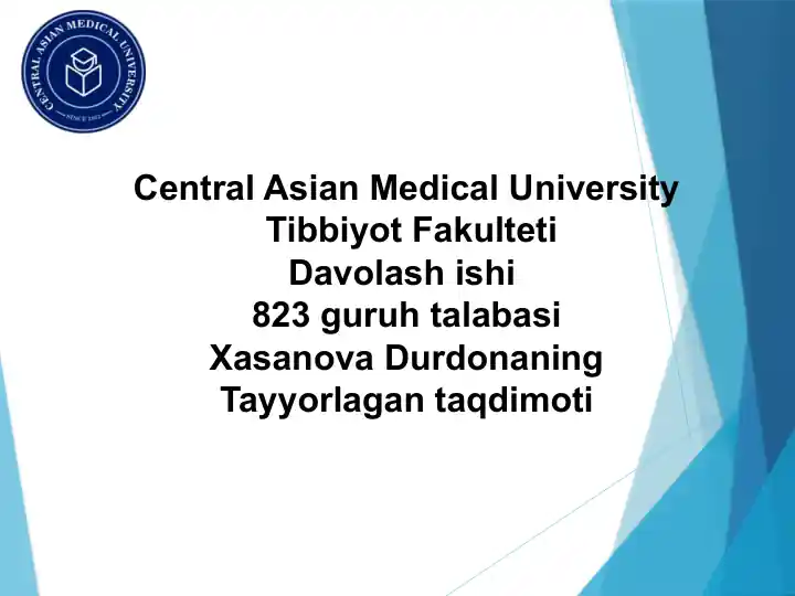 Central Asian Medical University