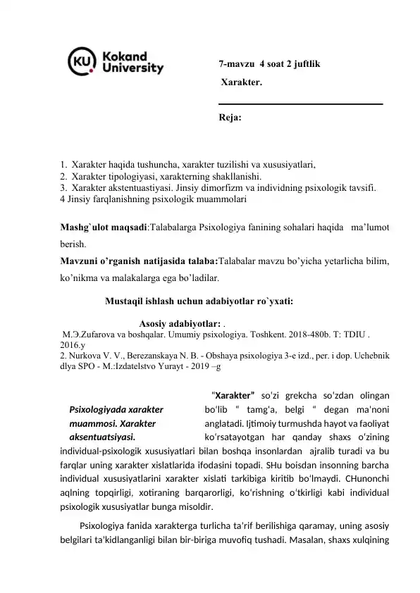 taqdimotlar-psixologiya-xarakter-haqida-tushuncha-va-psixologik-tavsif