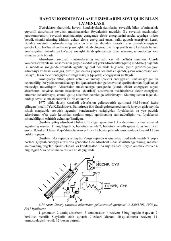Havoni konditsiyalash tizimlari