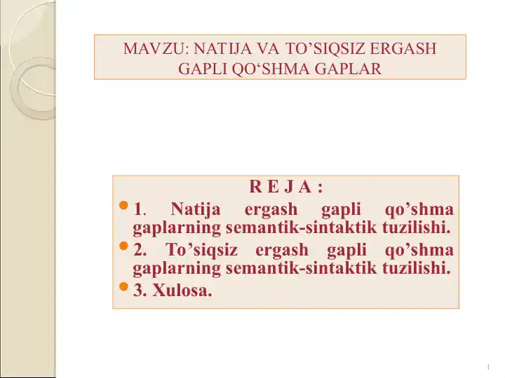 Naturonov A., va boshqalar. О‘zbek tilining mazmuniy sintaksisi