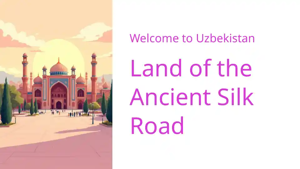 Welcome to Uzbekistan