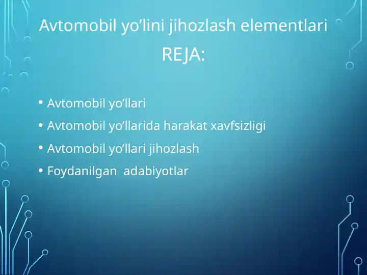 Avtomobil yo‘llari