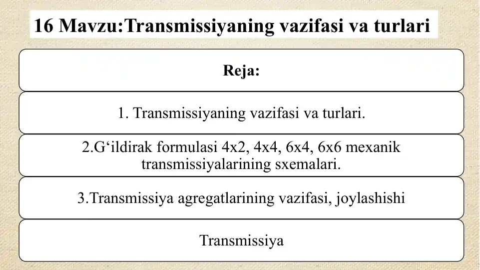 Transmissiya