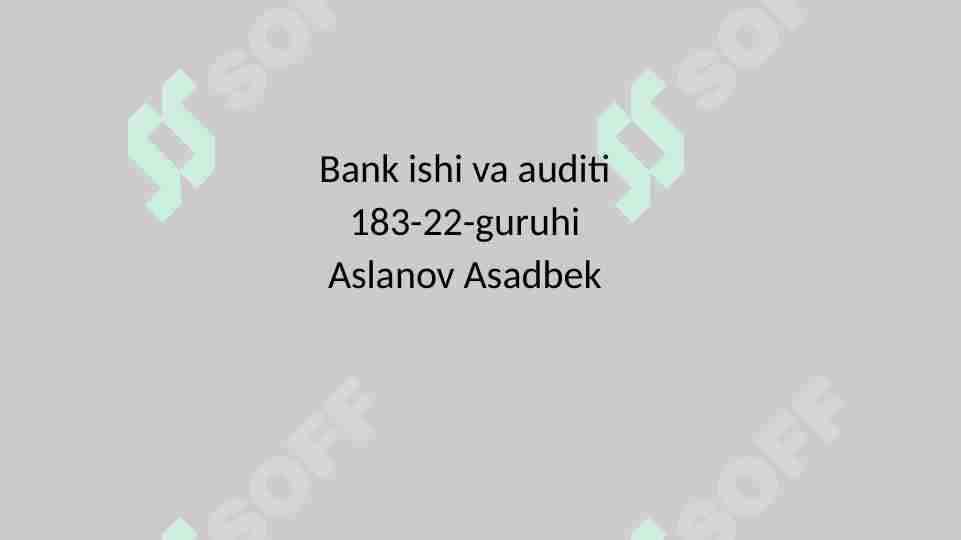 Tashkilot, xo'jalik subyekti tushunchalari. Biznesni tashkil etishning maqsadi va vazifalari