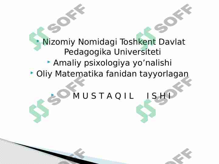 Graflar nazariyasi asoslari: graflar turlari, uchlar, qirralar, yoylar