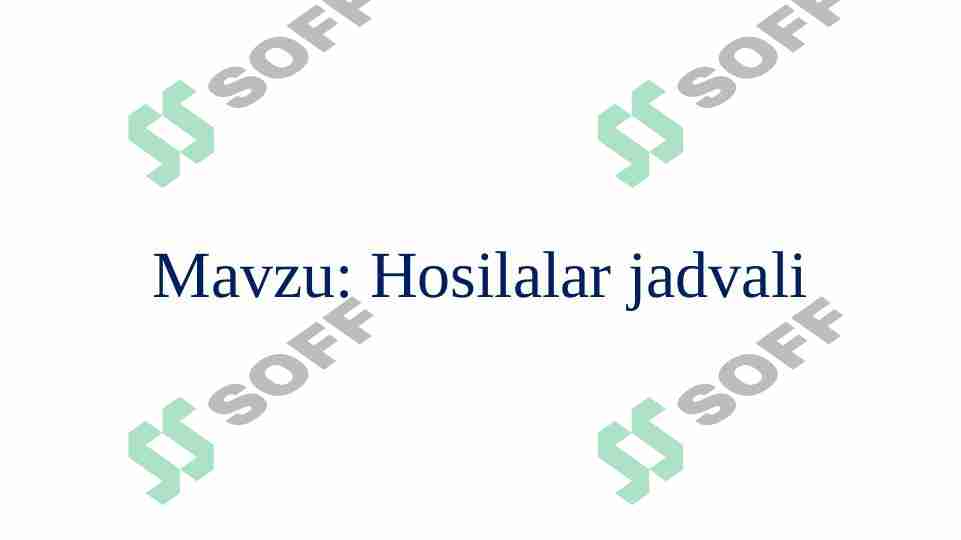 Hosila