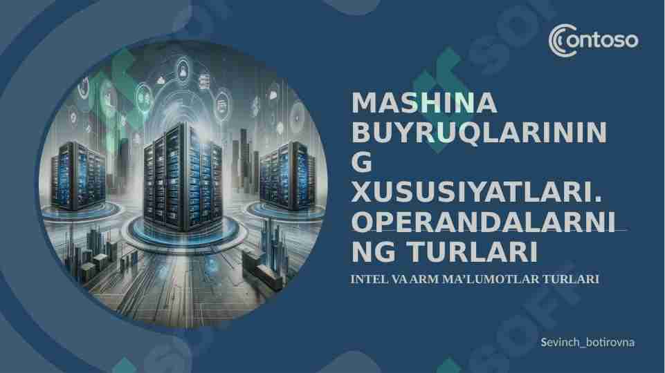 Mashina buyruqlari va xususiyatlari.Virtual mashinalar.Intel va Arm protsessorlari.