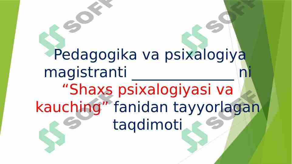 Shaxs shakllanishi va rivojlanishining biogenetik va sotsiogenetik yo’nalishlari