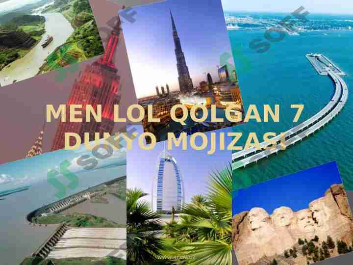 men lol qolgan 7 dunyo mojizasi