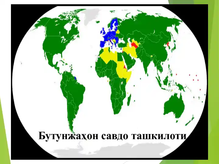 Butunjahon Savdo Tashkiloti (БСТ) (World Trade Organization-WTO)