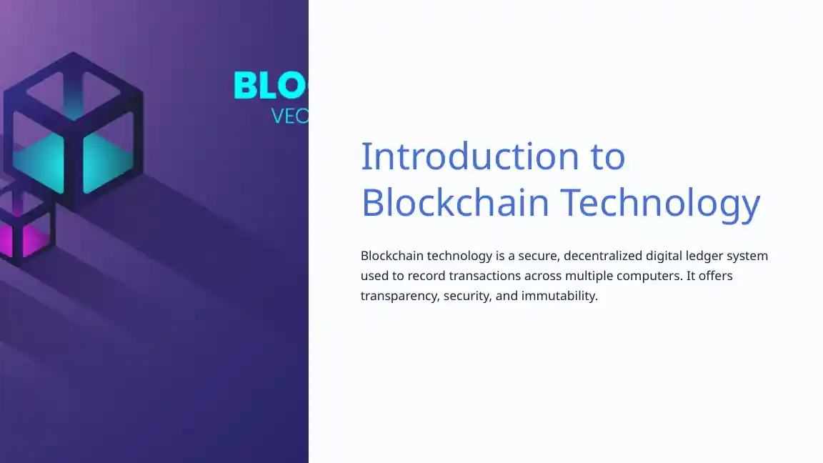 Introduction to Blockchain Technology