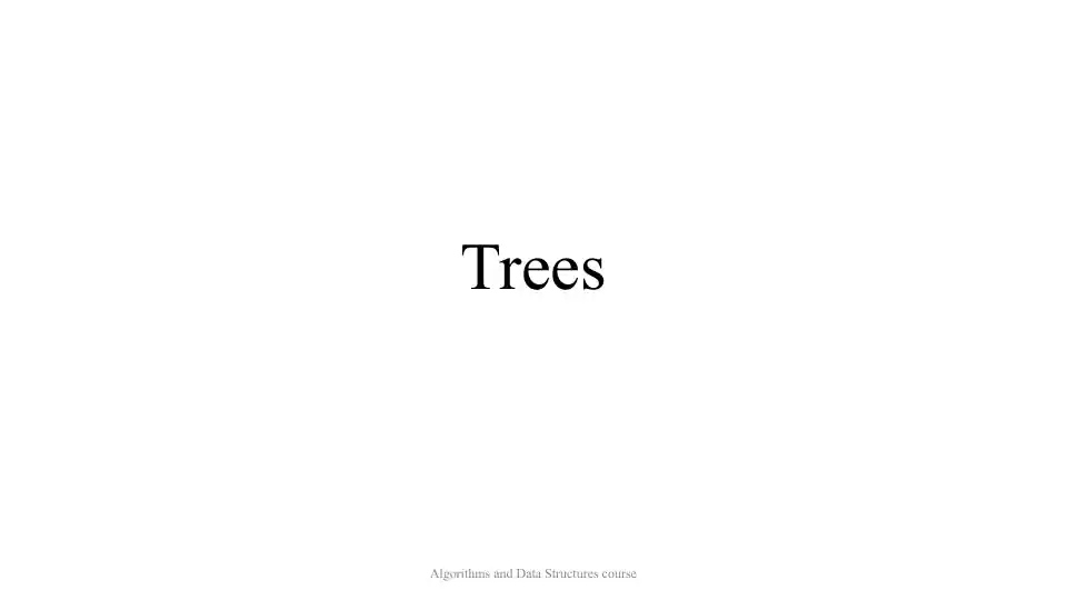 Trees