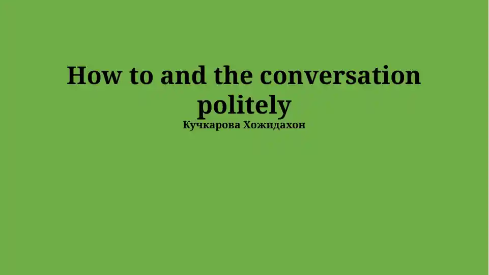 Integrating "How To" and Politeness