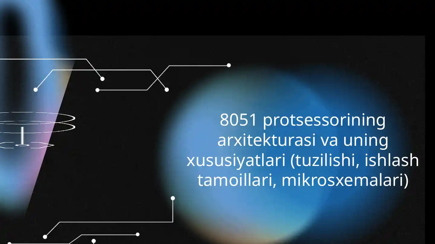 8051 Protsessorining Arxitekturasi