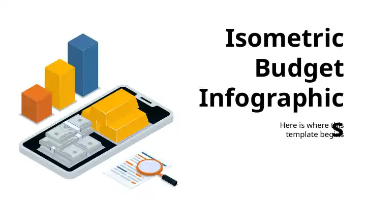 Isometric Budget Infographics