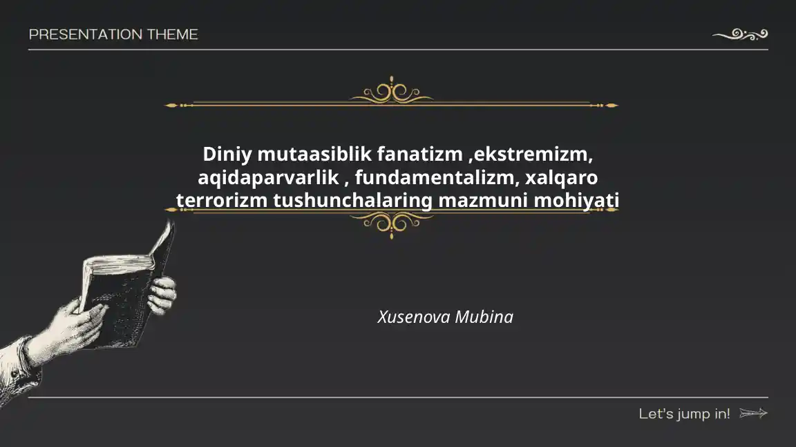 Diniy mutaasiblik fanatizmi va ekstremizmi