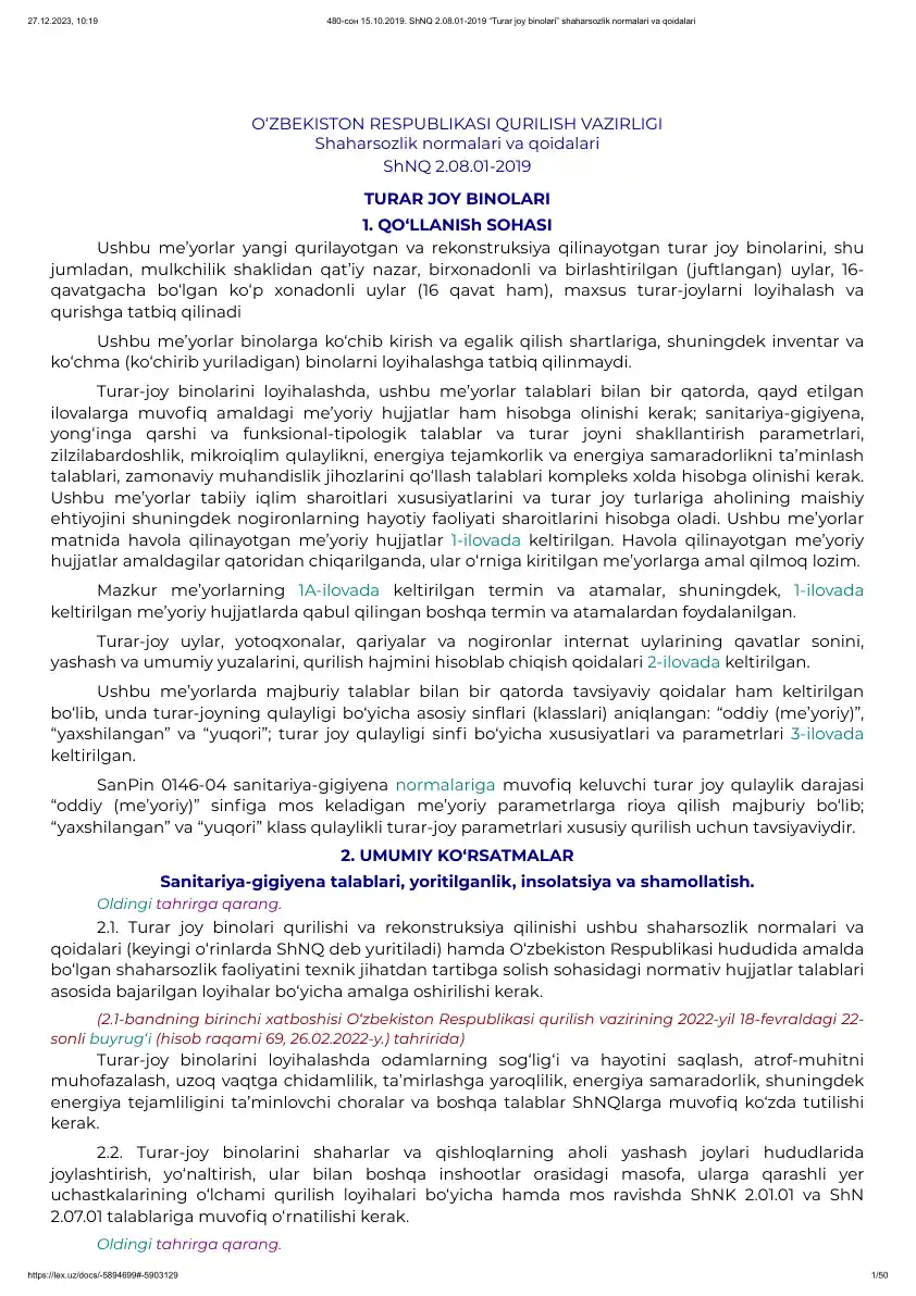 tibbiyot-turar-joy-binolari-shaharsozlik-normalari-va-qoidalari
