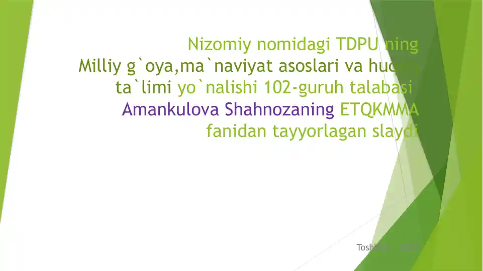 Terrorizm tushunchasi va uning asosiy belgilari