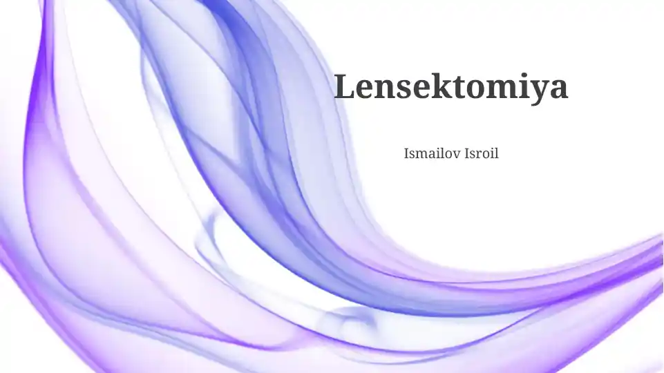 Lensektomiya