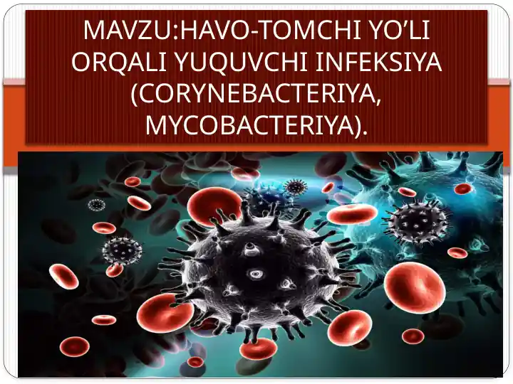 Havotomchi yo’li orqali yuquvchi infeksiya