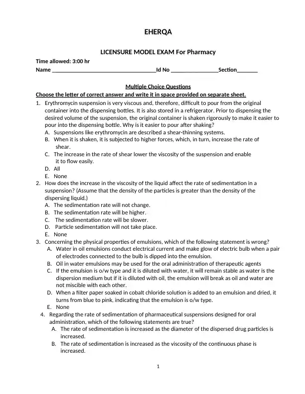 Erythromycin suspension